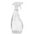 Бутылка пластиковая, с триггером, для клининга, 500мл (пустая) Бутылка пластиковая, с триггером, для клининга, 500мл (пустая)