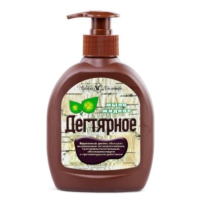 Мыло жидкое "Дегтярное", 300мл (с дозатором) Невская Косметика
