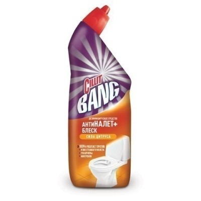 Средство чистящее для туалета CILLIT BANG Антиналет+блеск, 750мл (гель)