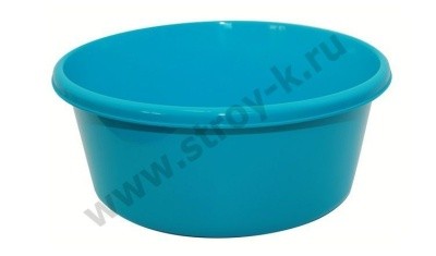 Таз круглый пластмассовый, 6л 