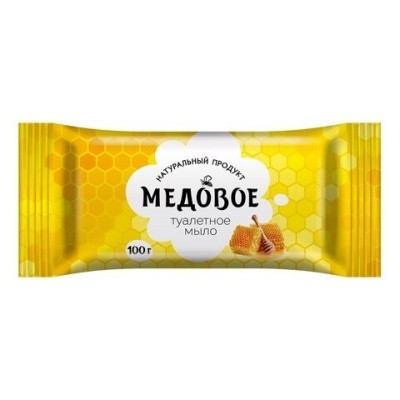 Мыло туал. 100г, "Медовое" АГРОПРОМ-ЮГ, 609771