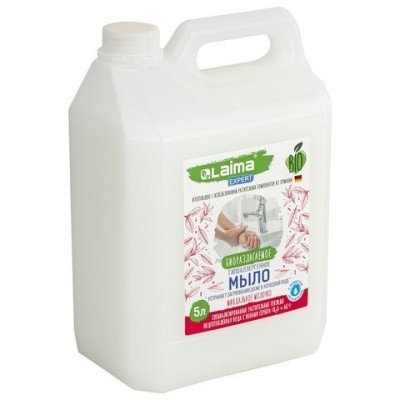 Мыло жидкое антибакт. биоразлаг. "Миндальное молочко", 5л LAIMA EXPERT 607763