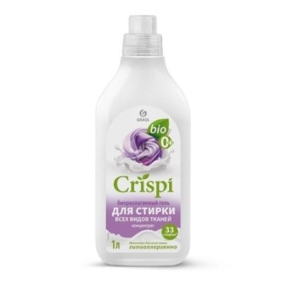 Гель-концентрат CRISPI для стирки, 1л GRASS 125924 (для всех тканей) Гель-концентрат CRISPI для стирки, 1л GRASS 125924 (для всех тканей)