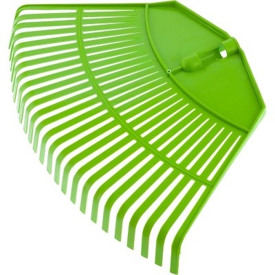 Грабли веерные 26-ти зубые пластмассовые БОЛЬШИЕ 580х340мм, б/черенка