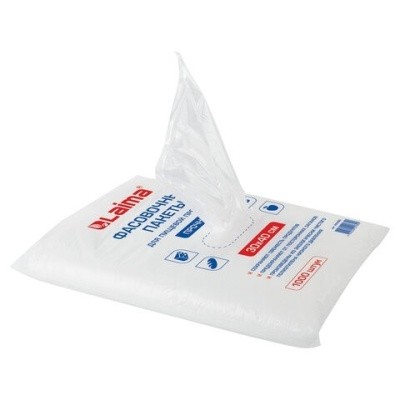 Пакеты для фасовки 30х40см, КОМПЛЕКТ 1000шт., ПНД, 10мкм, ПРОЧНЫЕ, евроупаковка, LAIMA, 605960