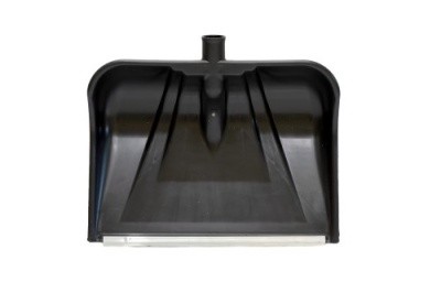 Лопата снеговая п/э "Снеж.королева", ал/накладка, б/черенка 440х320мм