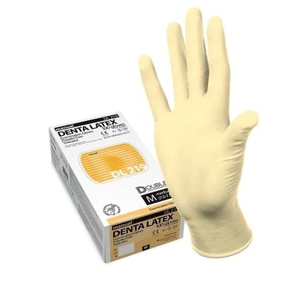 Перчатки латекс., смотр., нестер. MANUAL DL219, р.S, 50 пар/уп (бежевые)