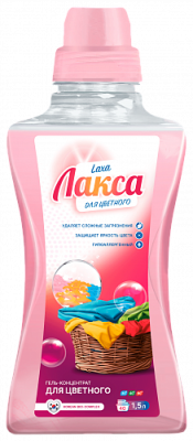 Гель-концентрат для стирки Laxa Color, 1,5л Pro-Brite 1683-015