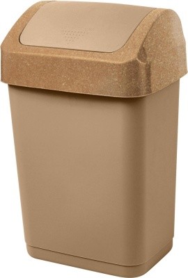 Ведро-контейнер для мусора Wood, 25л с крышкой-маятником SC480411624