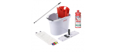 Набор для уборки "УльтраСпидМини" VILEDA (143567) серый/красный