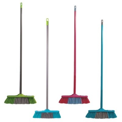 Щетка для уборки с черенком 110см, шир 31см, пластик, еврорезьба, YORK "Frontiera" 604585 51020