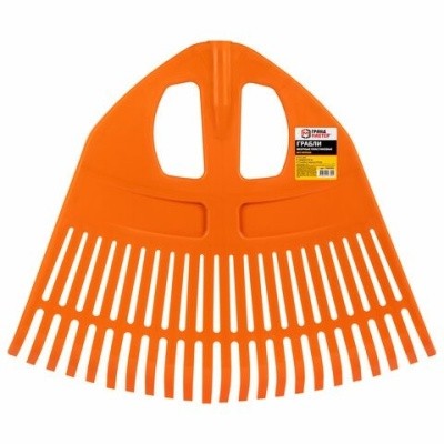 Грабли веерные, пластик., 23 зуба "ПАВЛИН", Грандмастер 700350