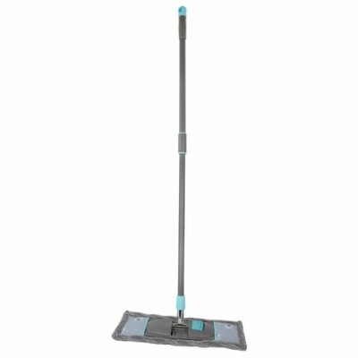 Швабра с насадкой-моп "полоски" 42см, телескоп. черенок 75-120см, LAIMA HOME, 606796, HY0128