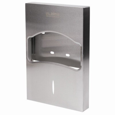 Диспенсер для покрытий на унитаз, 1/4 слож., нерж. сталь, LAIMA PROFESSIONAL INOX 605704 (матовый) Диспенсер для покрытий на унитаз, 1/4 слож., нерж. сталь, LAIMA PROFESSIONAL INOX 605704 (матовый)