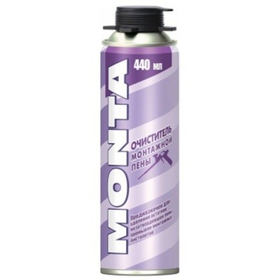 Очиститель монтажной пены MONTA, 440мл СИБИАР 701293