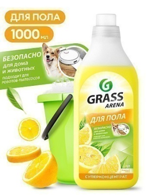 Средство для пола с полир. эффектом ARENA, 1л GRASS 125185/125184/125904/125905