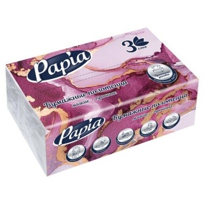 Полотенца бум., 3 слоя, V-слож., PAPIA UNIT PACK 117705 Полотенца бум., 3 слоя, V-слож., PAPIA UNIT PACK 117705