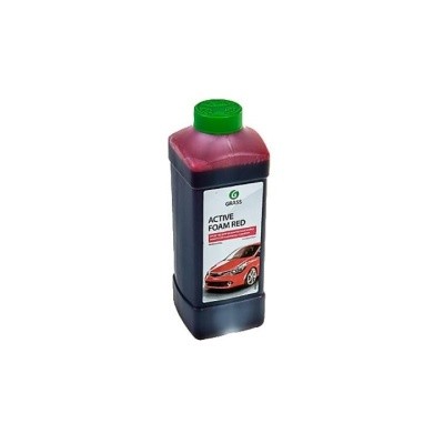 Автошампунь для бесконт. мойки Active Foam Red, 1л GRASS 800001