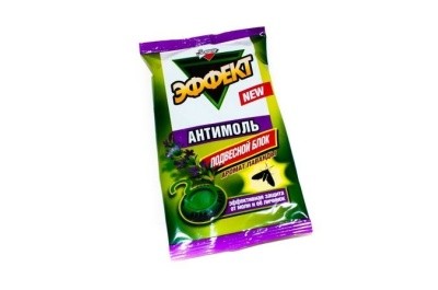 Средство Антимоль Эффект, 15г (аромат лаванды) Золушка (блок подвесной)