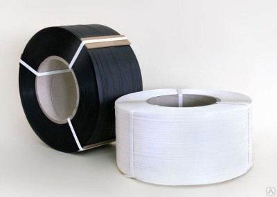 Лента ПП 15х0,8 (2000м) серая/черная/синяя/зеленая