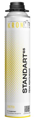 Пена монтажная KRONbuild Профессиональная 65 STANDART, 800г (летняя)