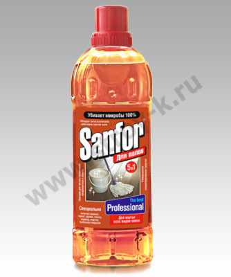 Средство моющее для полов 5-в-1, 920мл САНФОР
