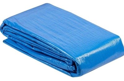 Тарпаулин 120гр/м2, 20,0 х 20м синий