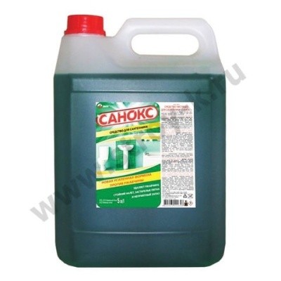 Средство для удаления ржавчины, известк. налета, 5л САНОКС (жидкость)