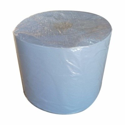 Бумага протир. синяя 2 слоя, 1100 листов в рулоне, 33х32см, CWORKS ProfPaper J220R0002