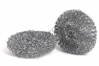 Губка-мочалка сетчатая металл., 15г LAIMA 603103 (поштучно)