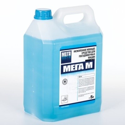 Средство для мытья посуды в пмм (посудом.машинах) , 5л МЕГА М 