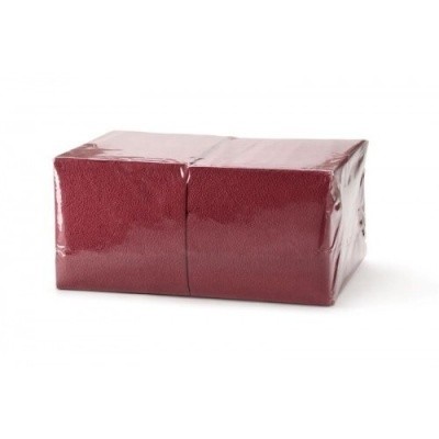 Салфетки бумажные стол., сервир., 2 слоя, 24х24см (250шт/упак) БОРДОВЫЕ