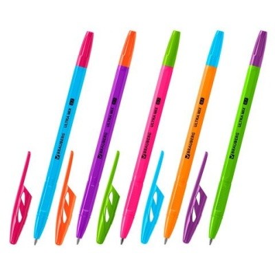 Ручка шариковая BRAUBERG "ULTRA MIX", СИНЯЯ, узел 0,7мм, 143567