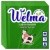 Салфетки бум. стол. 24х24см 1 слой (75л/уп) WELMA (насыщенные тона)