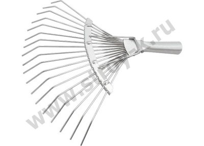 Грабли веерные 18 зубьев, оцинкованные, б/черенка Грабли веерные 18 зубьев, оцинкованные, б/черенка