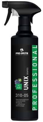 Освежитель воздуха жидкий UNIX Grapes, 500мл Pro-Brite 310-05 (бактерицидный)