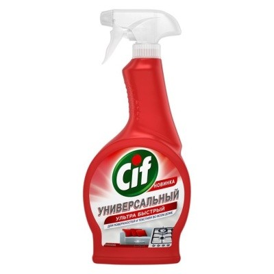 АКЦИЯ!Средство чистящее "Ультра Быстрый" для текстиля и поверхностей, 500мл СИФ (CIF)