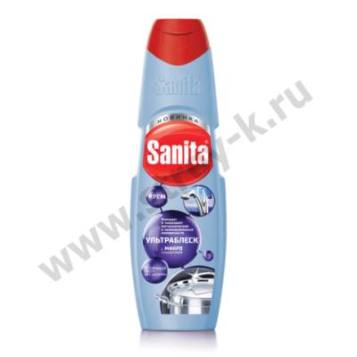 Средство чистящее для металла "УльтраБлеск", 600г САНИТА (крем) 