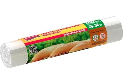 Пакет фасовочный, пищевой, 30х38см (200шт/рулон)