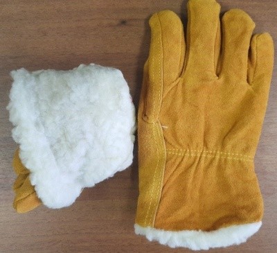 Перчатки цельноспилковые утепленные "Драйвер"