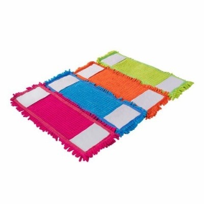 Комплект насадок-моп 40см на швабру, микрофибра "вермишель", ЛАЙМА (4шт/упак) 607460