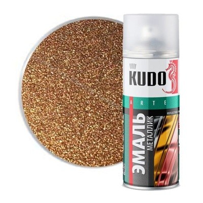 Эмаль аэроз. бронза КУДО KU-1029, 520мл (глянцевая)