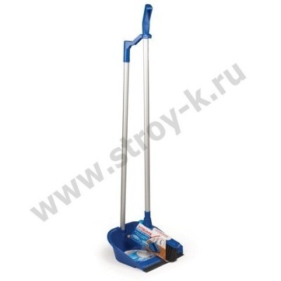 Набор для уборки пластик. (щетка и совок), алюм.ручка 70см, ЛАЙМА 601472