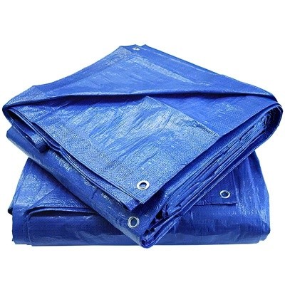 Тарпаулин 120гр/м2, 10,0 х12м синий