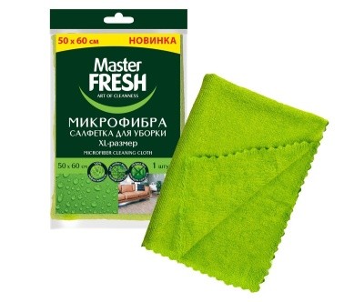 Салфетка микрофибра для пола, 50х60см 220г/м2 Master FRESH