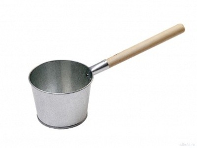 Ковш банный оцинк., с дерев. ручкой, 3л 