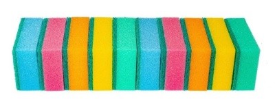 Губка для посуды МАКСИ-10 (10шт/уп) Г12