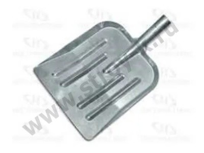 Лопата уборочная оцинкованная, 320х350мм б/черенка