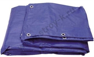 Тарпаулин 120гр/м2, 3,0 х 6,0м синий