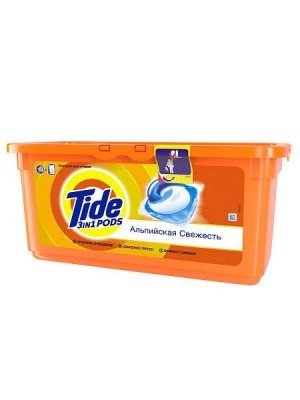 Капсулы для стирки Альпийская свежесть, 15шт/уп ТАЙД (TIDE)  Капсулы для стирки Альпийская свежесть, 15шт/уп ТАЙД (TIDE)